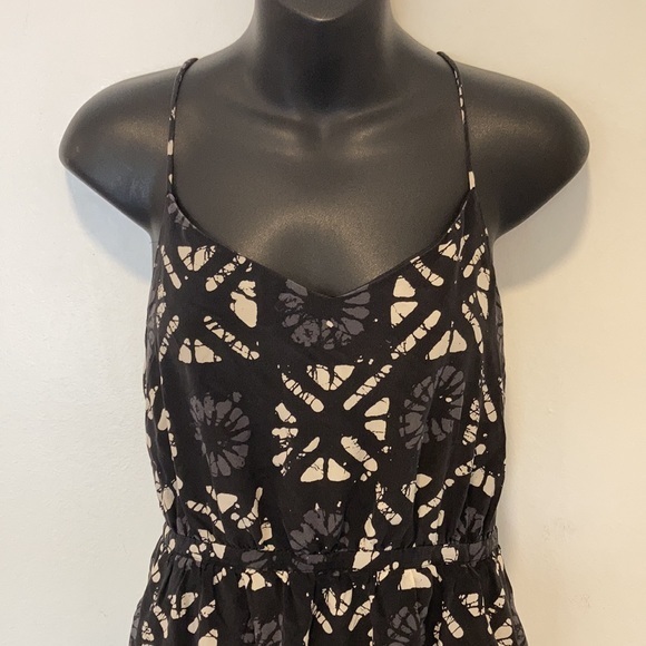Madewell Silk Black Mini Dress Size 4 - Picture 2 of 6